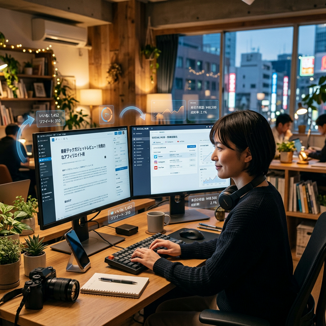 ブログ×Xの全自動コンテンツ循環｜「書いた記事が勝手にXで拡散される」仕組みの作り方